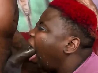 Black african american extreme pimp fuck-fest